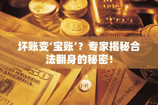 济南坏账变‘宝账’？专家揭秘合法翻身的秘密！