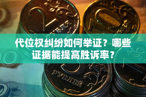 济南代位权纠纷如何举证？哪些证据能提高胜诉率？
